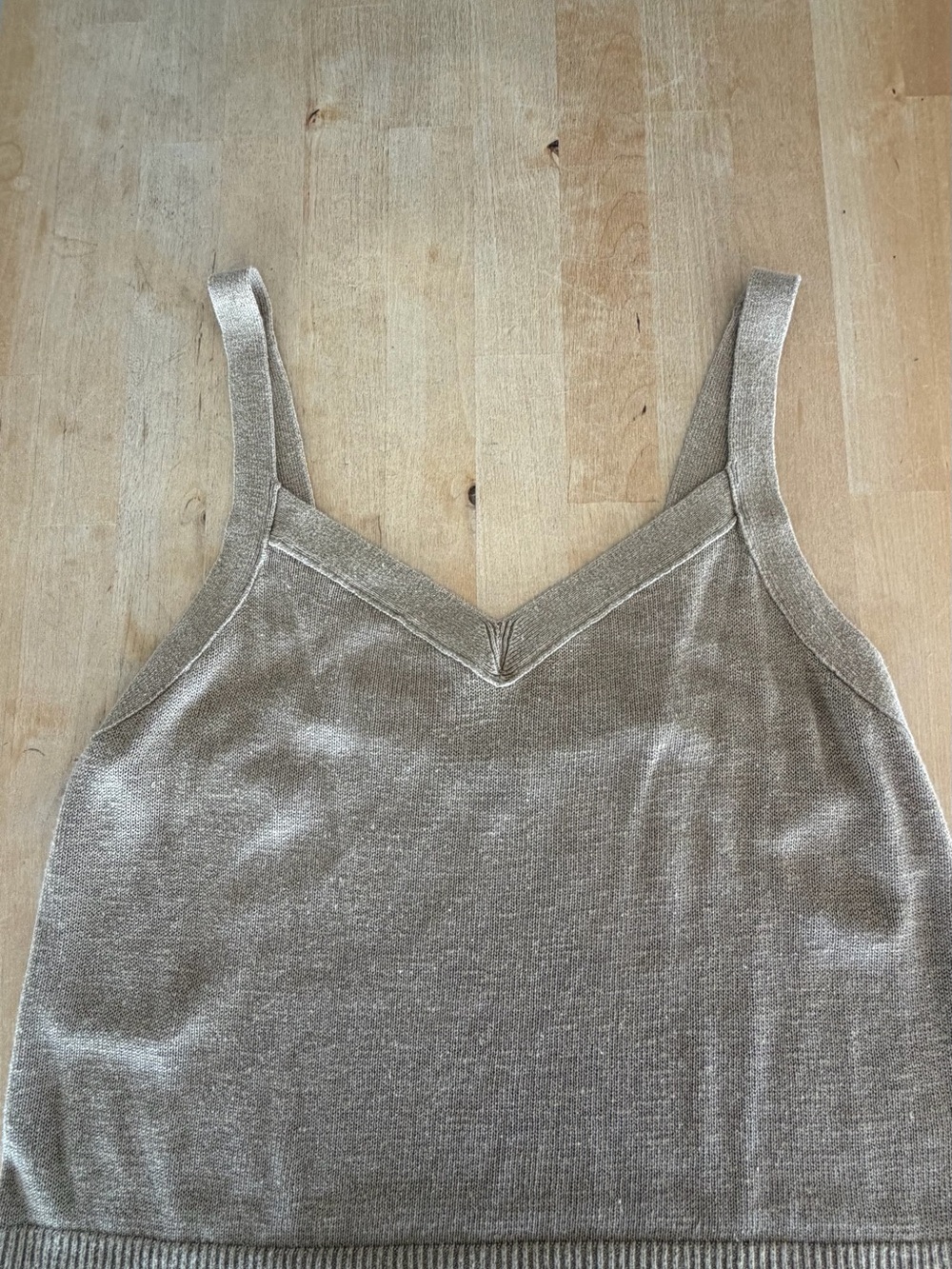 Banana Republic Knit V-Neck Camisole - Taupe